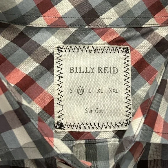 Billy Reid Men’s Medium Slim Cut Long Sleeve Button Down Shirt - Picture 4 of 8